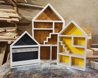 House Shaped Shelf Etsy