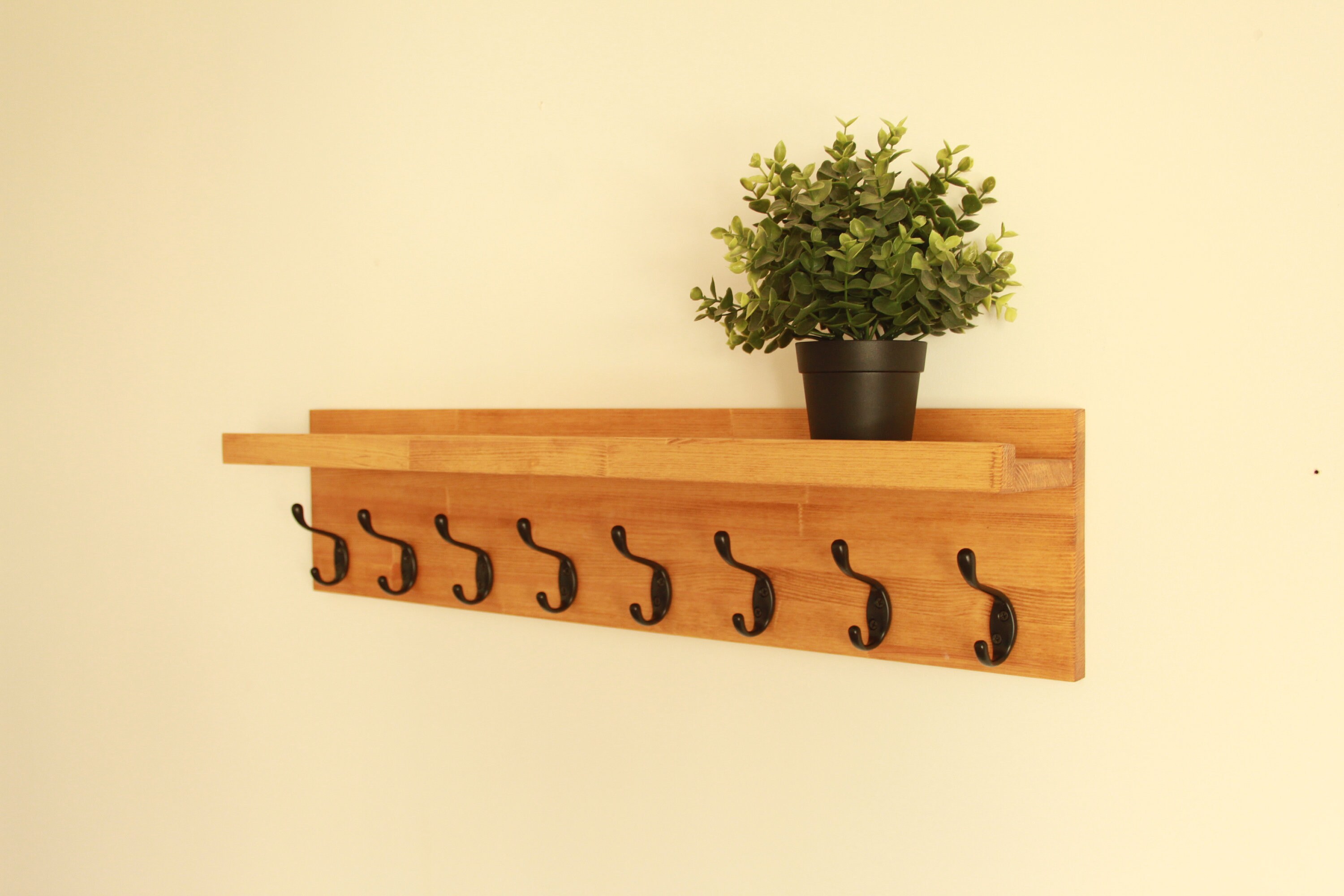 Mudroom Hook Coat Rack Furniture Wooden Towel Rack for Etsy
