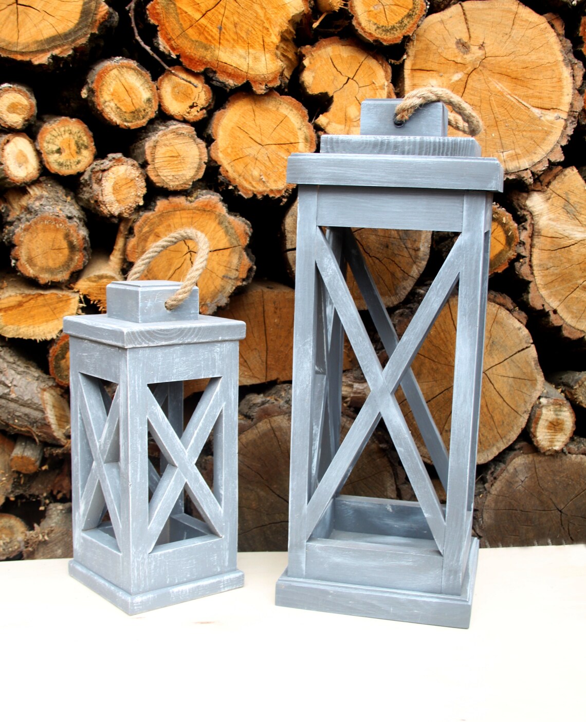 Wooden Decorative Lantern. flower stand Etsy