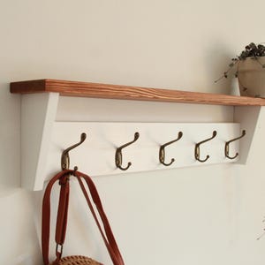 Coat rack, Entryway organizer, Wall mounted leash holder , Towel rack