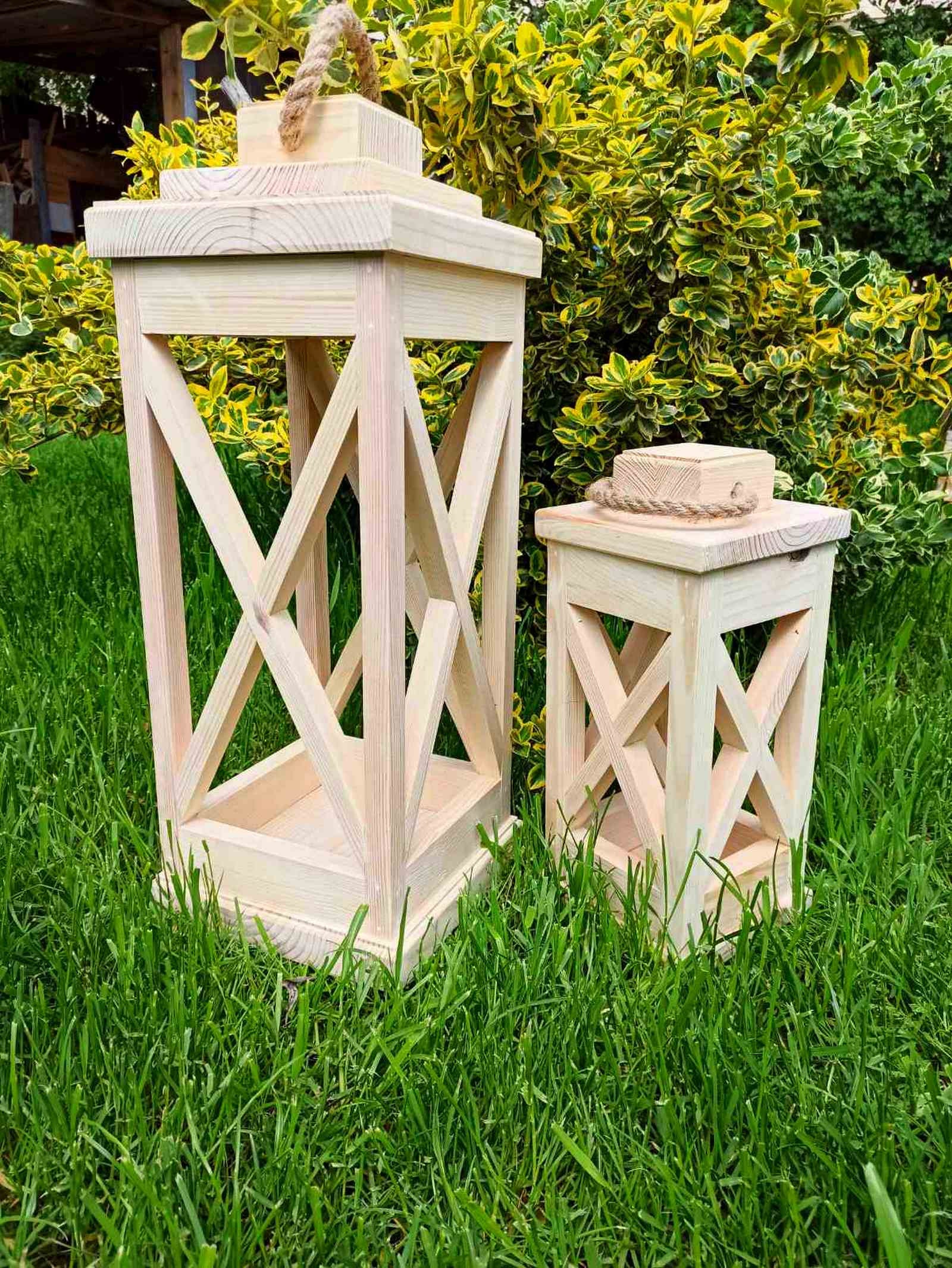 Wooden candle holder Decorative Lantern Etsy