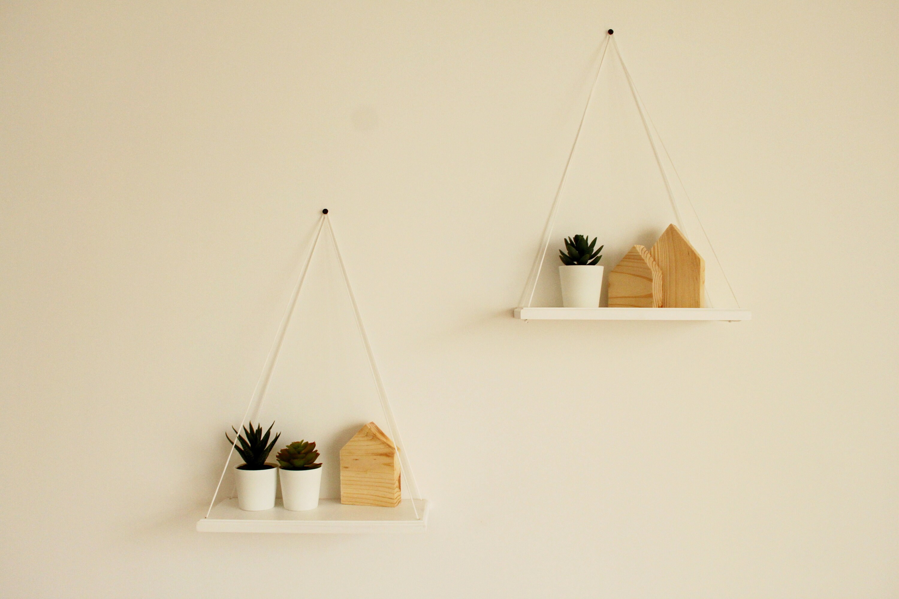 Set of 3 Floating shelves rope shelf Etsy