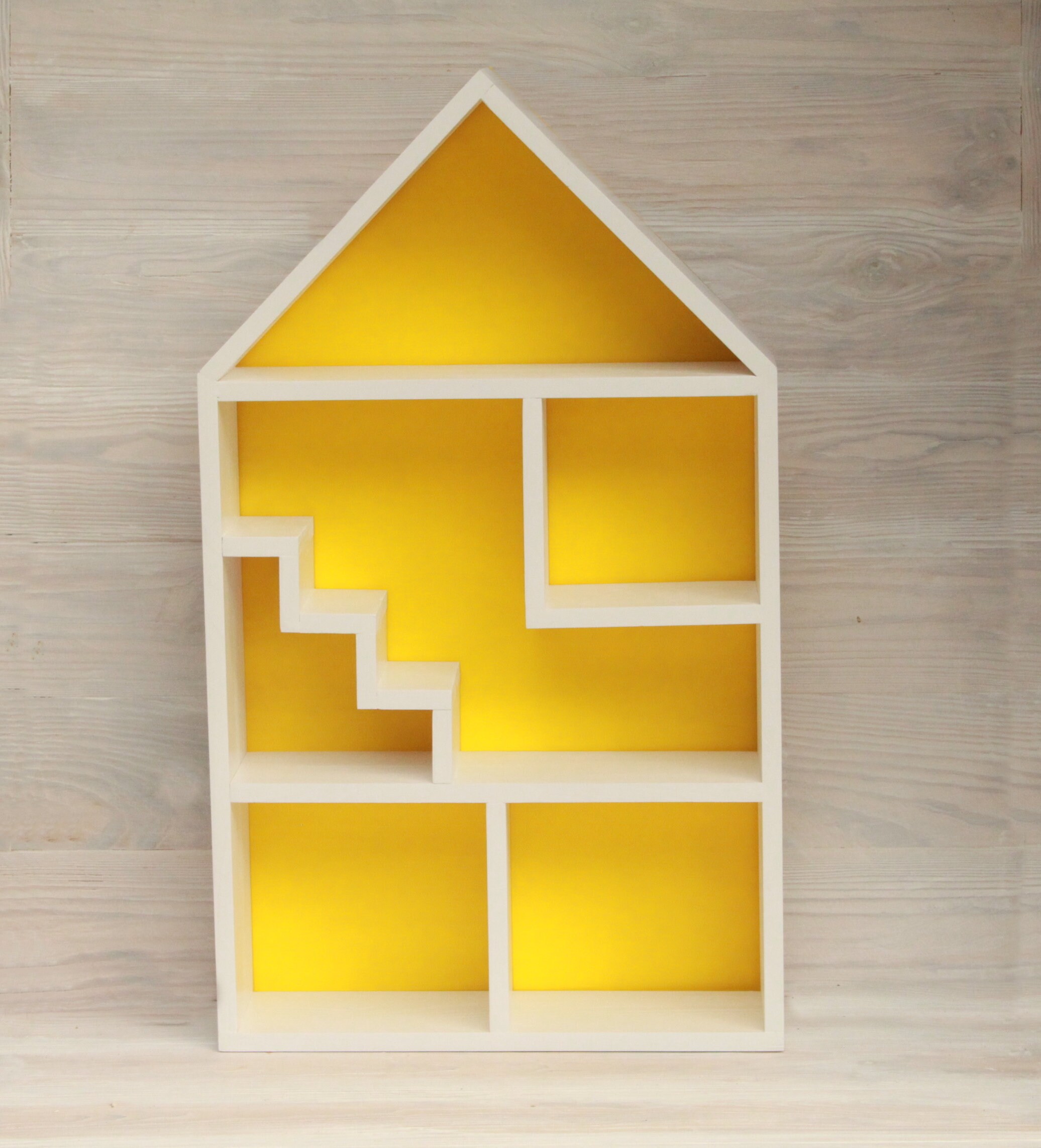 Wooden House Shelf floating shelves Etsy