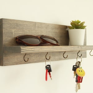 Key holder for wall, mask storage, jewelry organizer wall