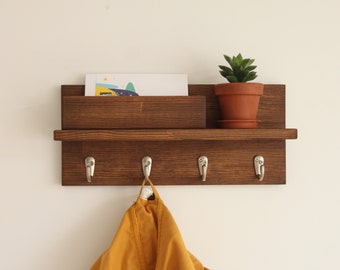 Entryway Organization, Coat Rack with Shelf for a Warm and Inviting Space