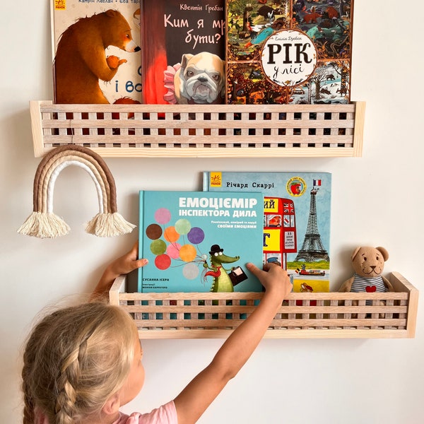 Floating Bookshelf Etsy