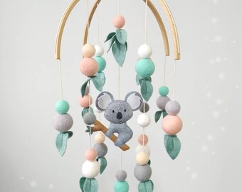 koala nursery decor for baby girl