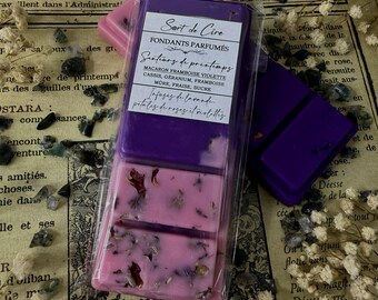 Fondants pafumés Macaron Framboise et Violette