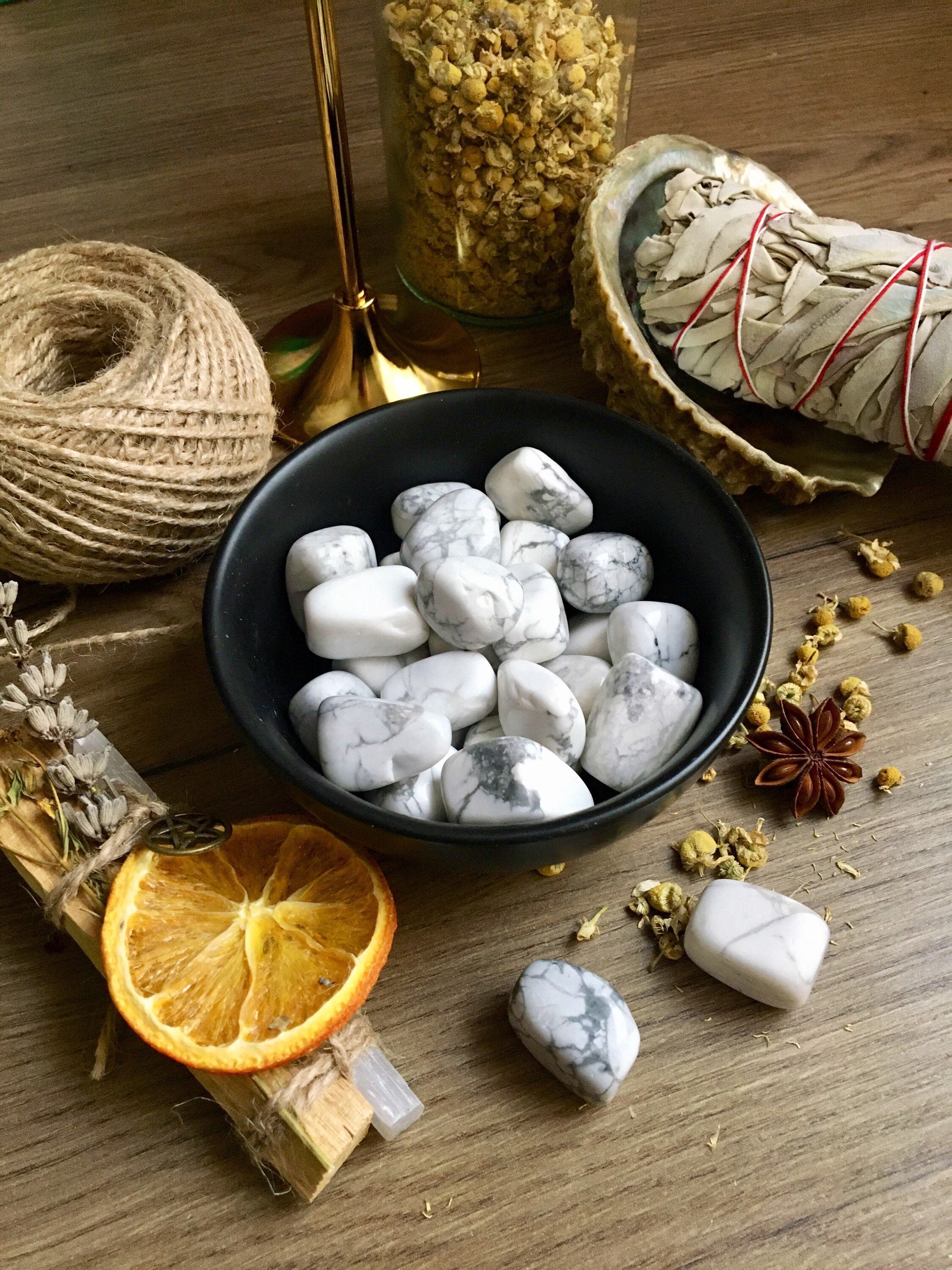 Howlite - Pierre Roulée