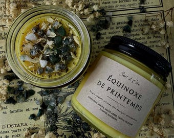 Bougie équinoxe de printemps