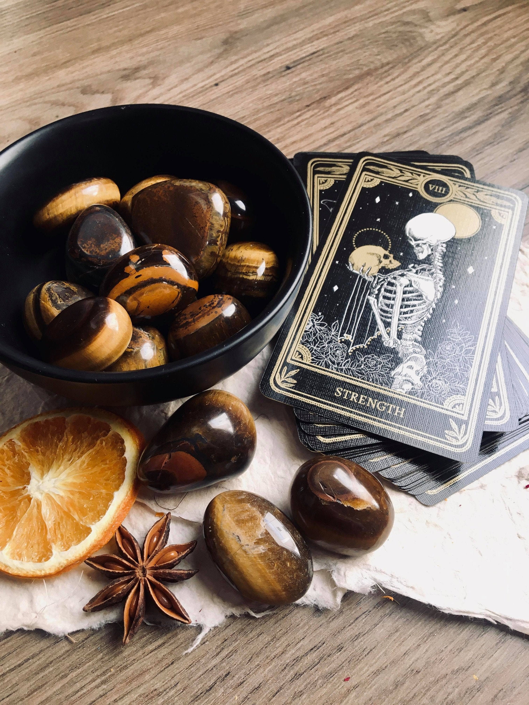 Oeil de Tigre Grade A Afrique Du Sud - Pierre Roulée