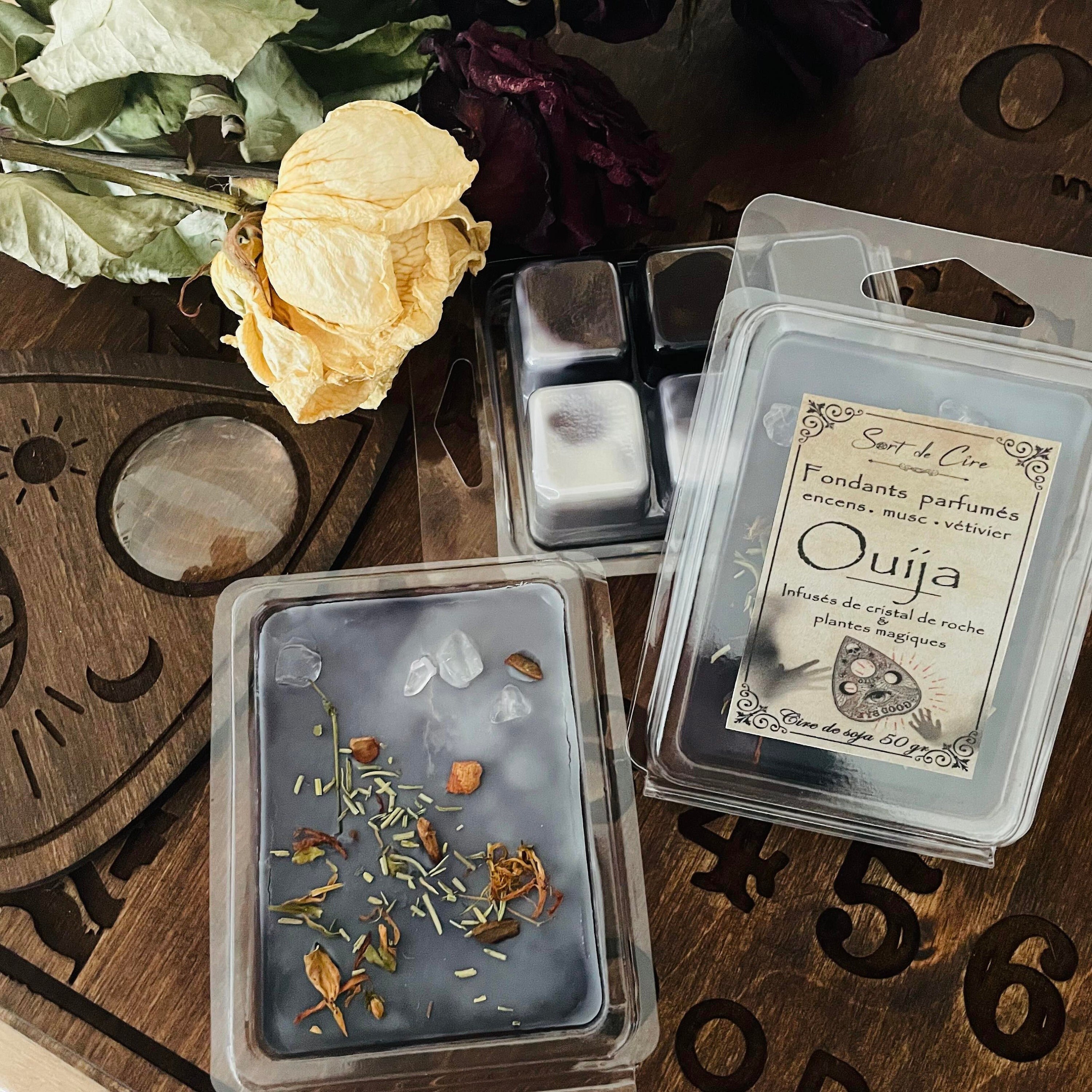Fondants Parfumés Ouija- Cristaux et Plantes Magiques - Witch Sorciére Spiritisme