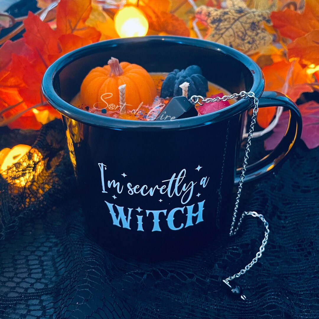 Mug Candle i'm Secretly a Witch Etsy