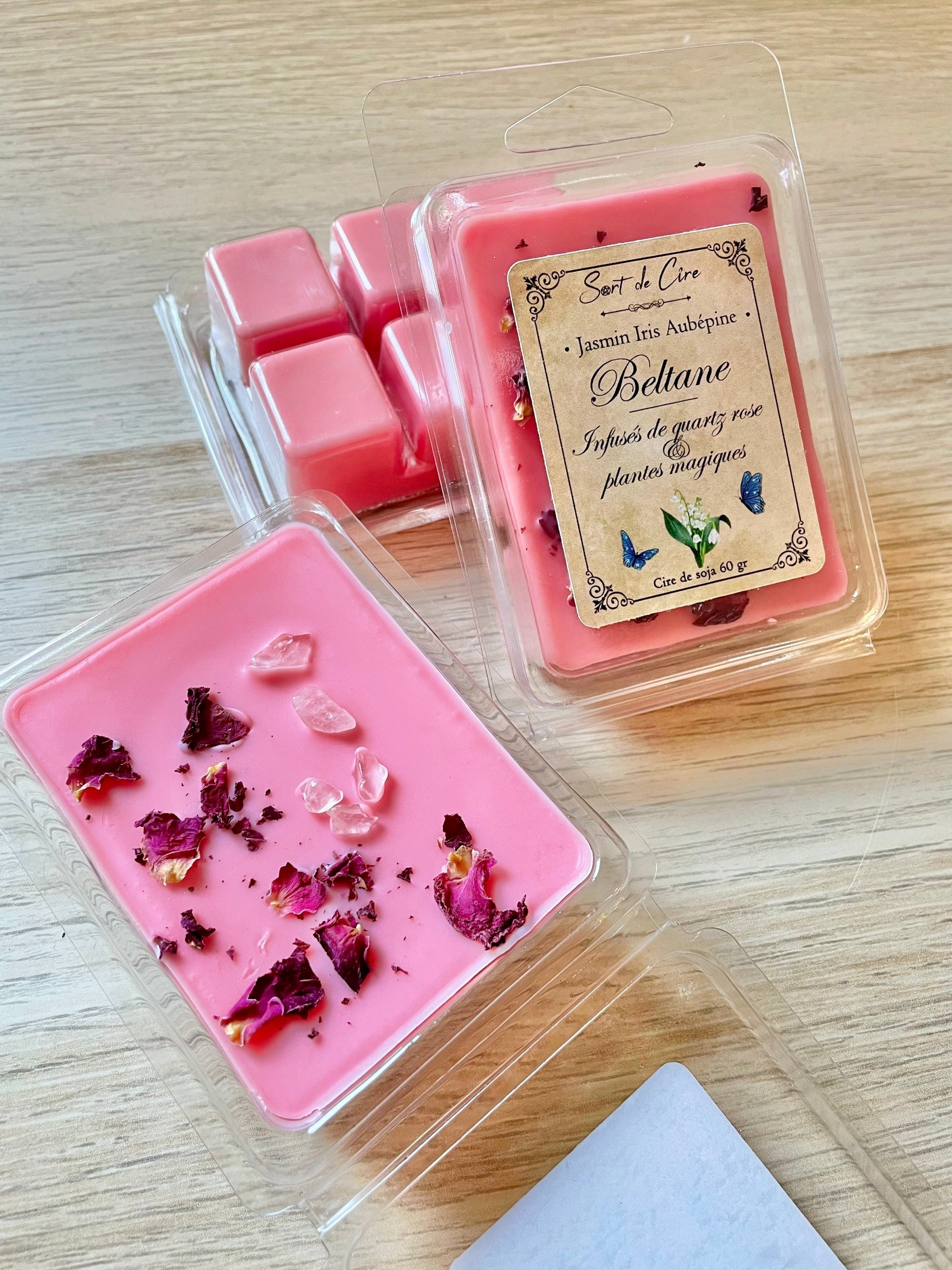 Fondants Parfumés Beltane - Quartz Rose Witch Sabbat Sorcière Ésotérisme Spiritualité