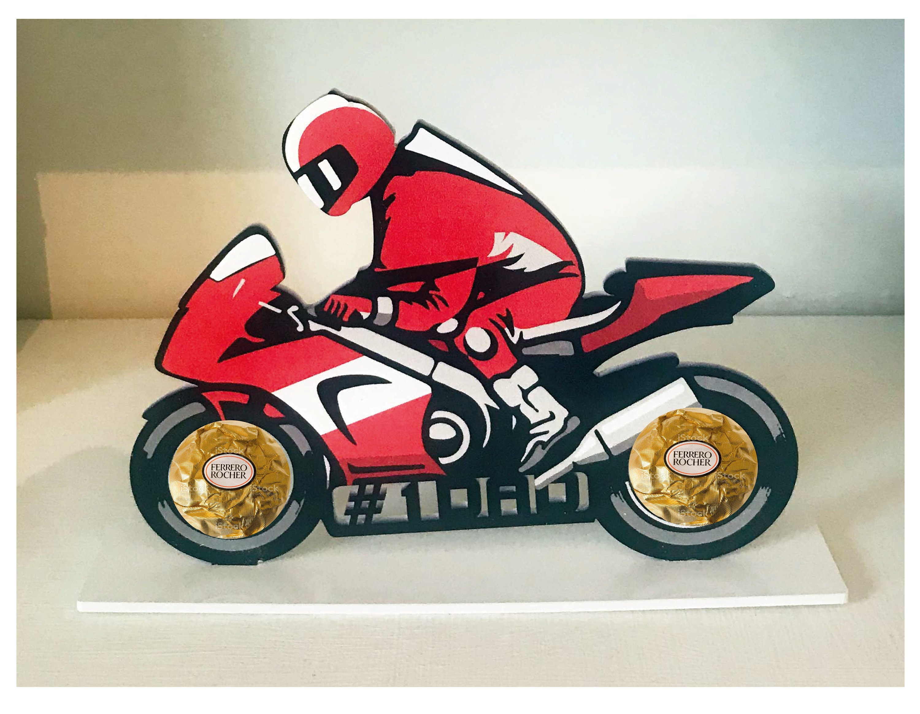 Fathers day Motorbike Gift Motorcycle Biker dad Birthday Etsy