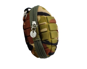 Grenade - Key and Coin Case Money Purse Belt Carabiner