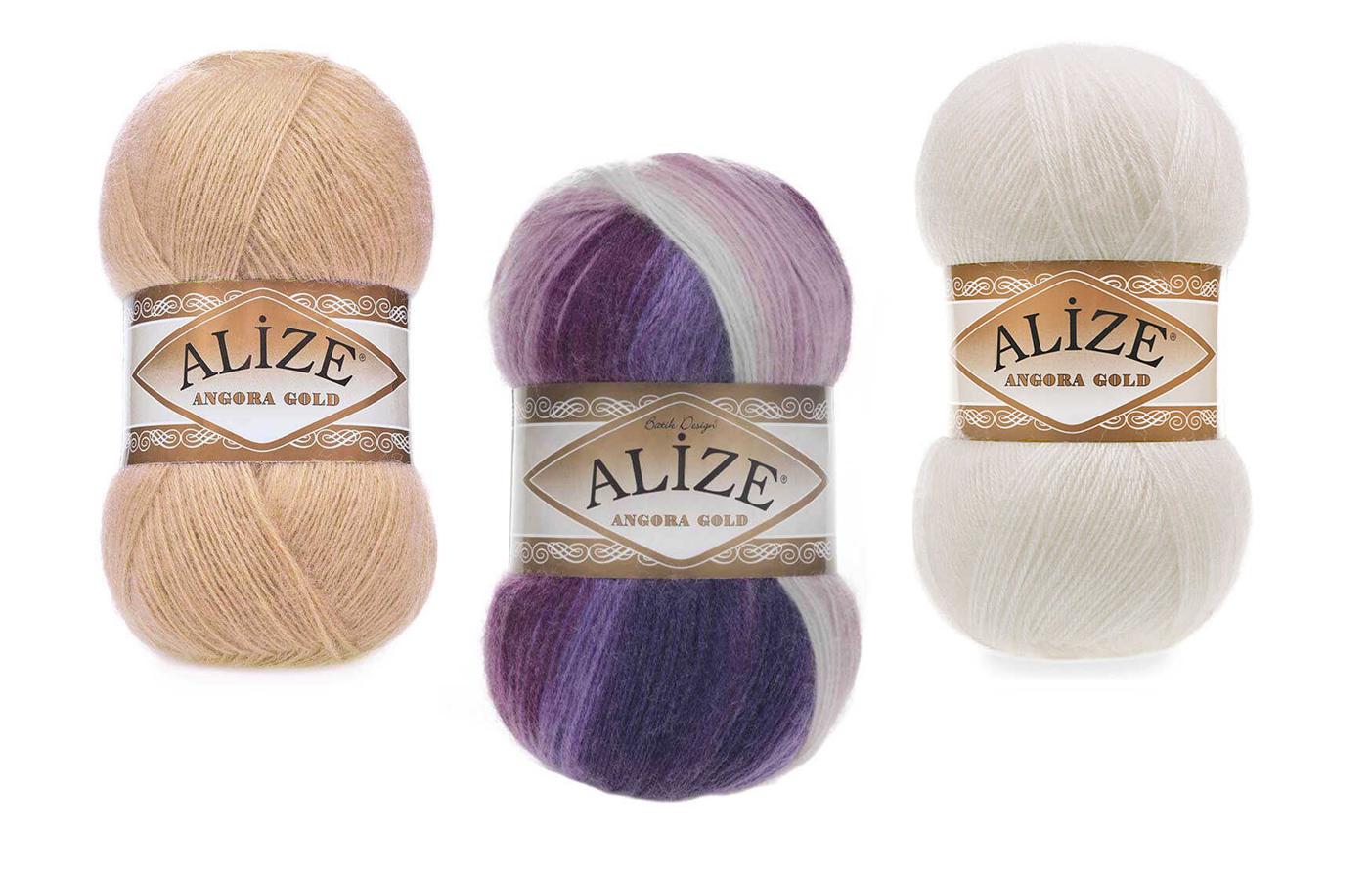 Alize Angora Gold Yarn, Alize Angora Gold Batik Yarn, Wool Blend