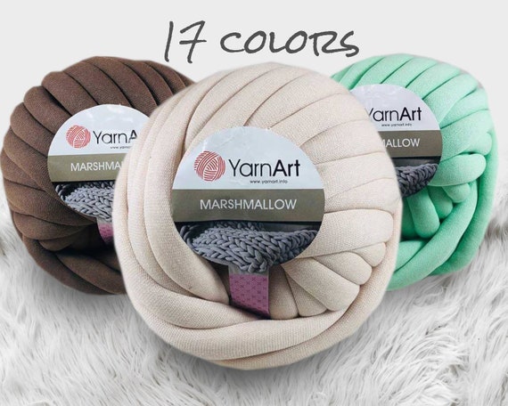 Yarn for Arm Knitting, Yarnart Marshmallow Yarn, 750 G 26.4 Oz Yarn, Super  Bulky Yarn, Arm Knitting Yarn, Super Chunky Yarn, Giant Yarn 