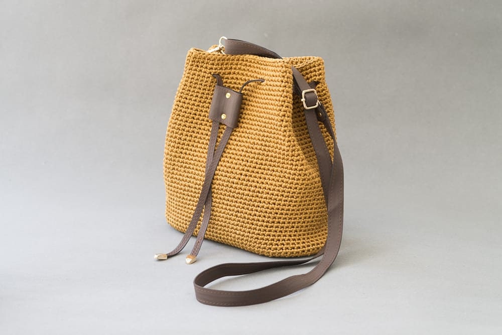 Crochet Backpack Leather Backpack Kit Leather Kit Kit for Etsy