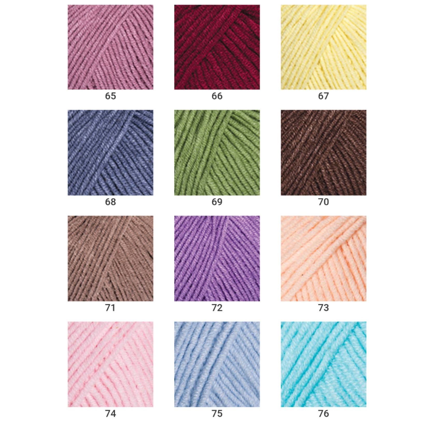 Yarn Art Jeans 20 Balls Yarnart Jeans Cotton Yarn Knitting Etsy