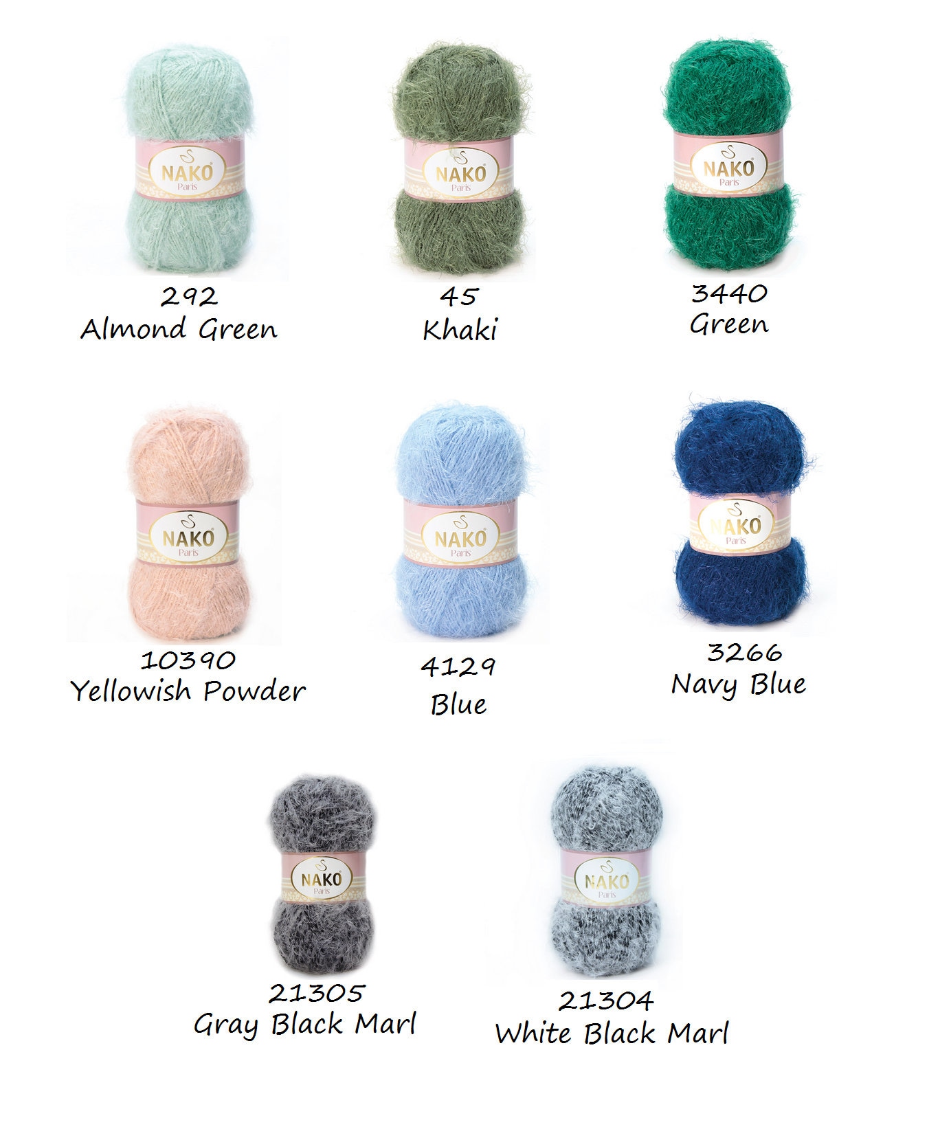NAKO Paris Knitting Yarn Crochet Yarn Nako Paris Yarn Nako Etsy