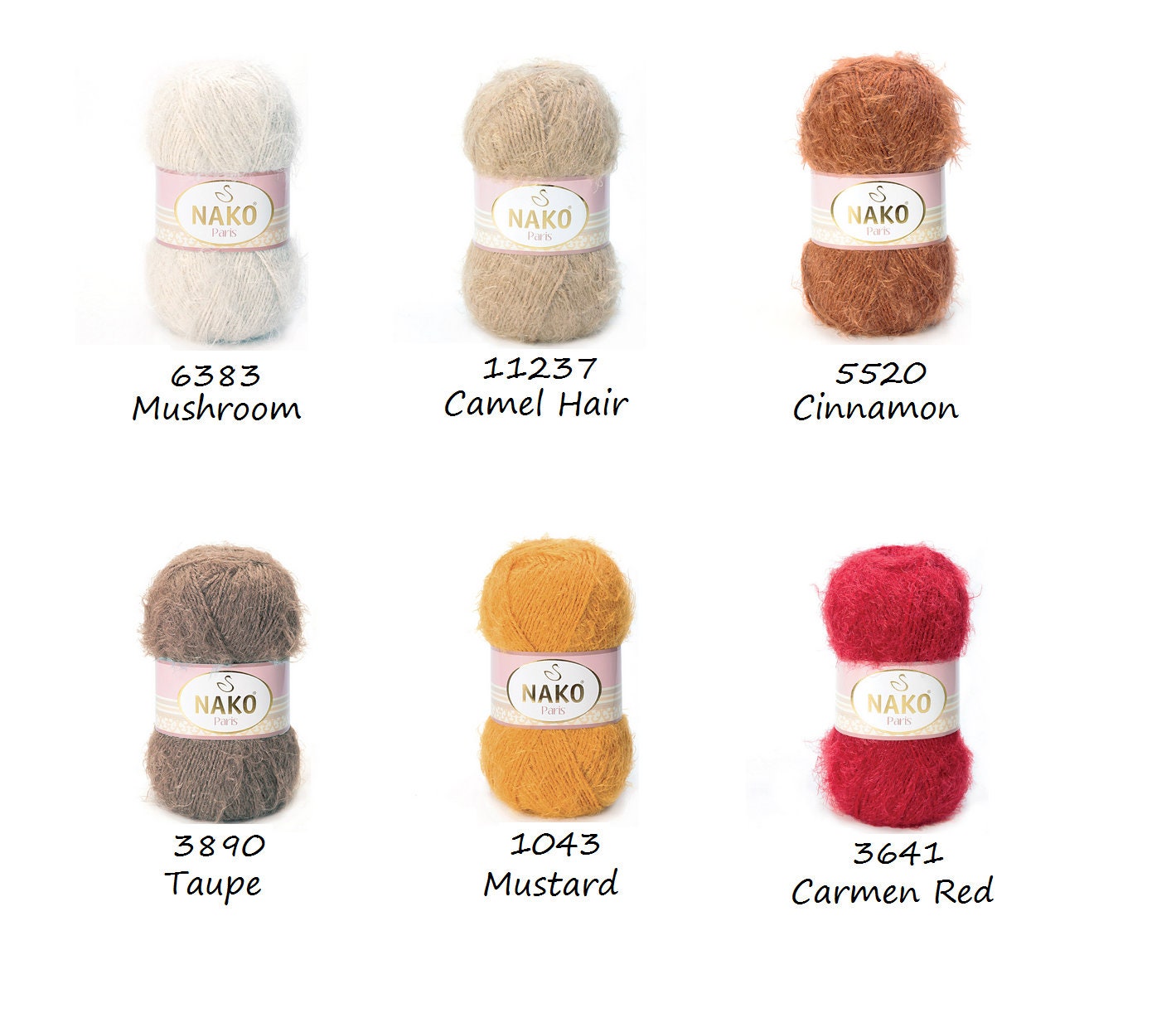 NAKO Paris Knitting Yarn Crochet Yarn Nako Paris Yarn Nako Etsy