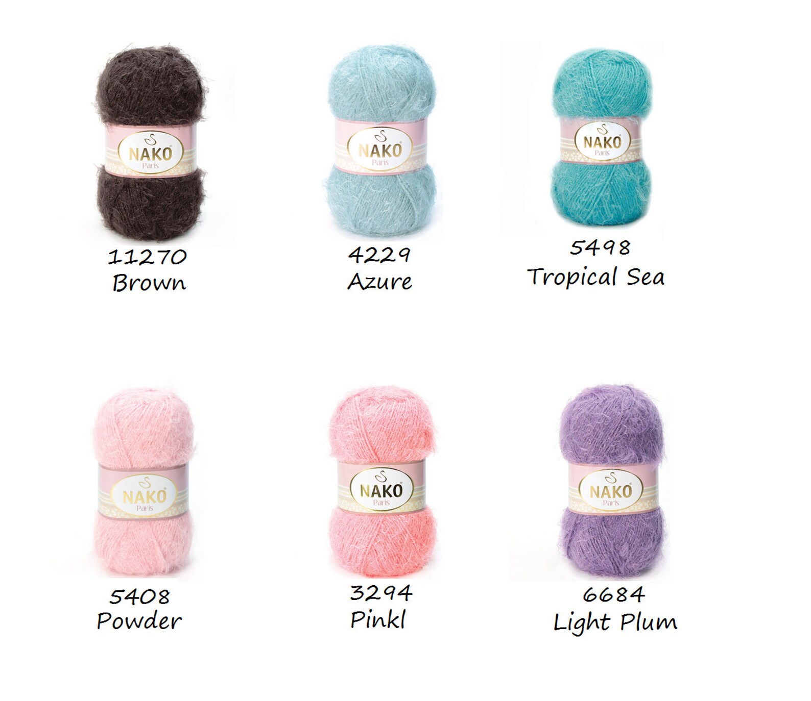 NAKO Paris Knitting Yarn Crochet Yarn Nako Paris Yarn Nako Etsy