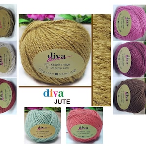 Jute Yarn, 3mm Jute Cord, Jute Rope, Jute Cord Yarn, 100% Hemp Yarn, Natural Jute Yarn, Jute Yarn For Crochet, Jute Yarn Knitting,100g3.53oz