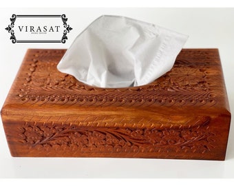 Tissue box cover, tissue holder, facial tissue box, gift idea, house warming gift, Christmas gift