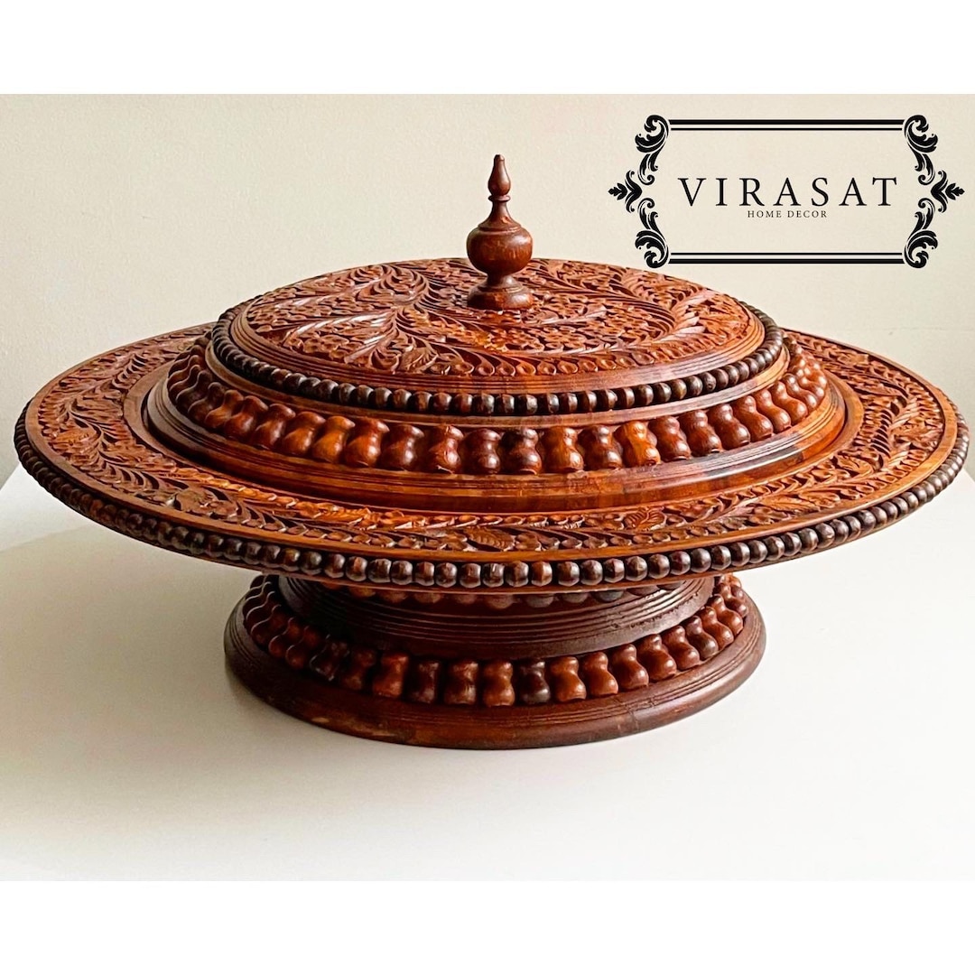 Large Serving Platter With Lid, Dry Fruit and Nut Serving Platter/dish