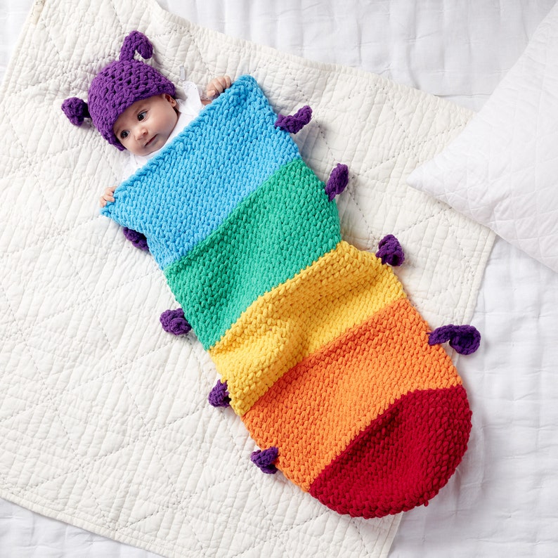 The Sheep Crochet Snuggle Sack Easy crochet pattern