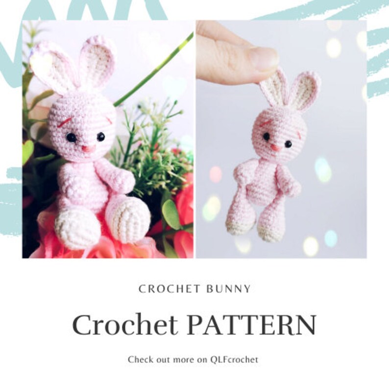 Little crochet bunny pattern Bunny pattern crochet Bunny pattern,