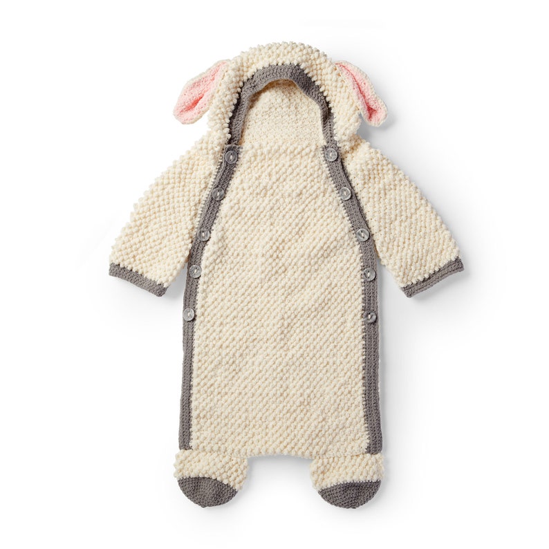The Sheep Crochet Snuggle Sack Easy crochet pattern