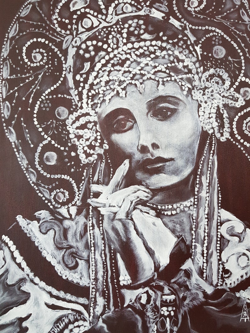 Леди арт картины