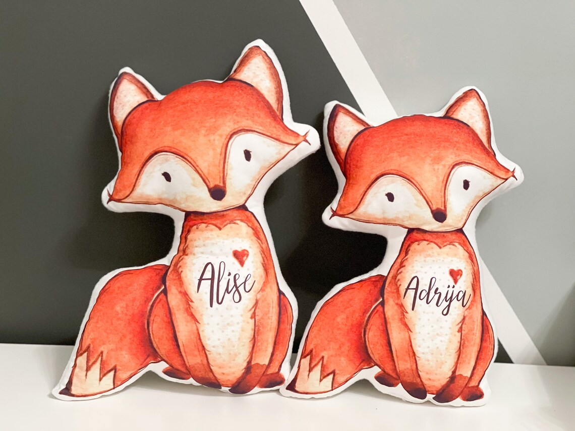 Soft plush Fox toy Lovely fox baby plush toy Etsy