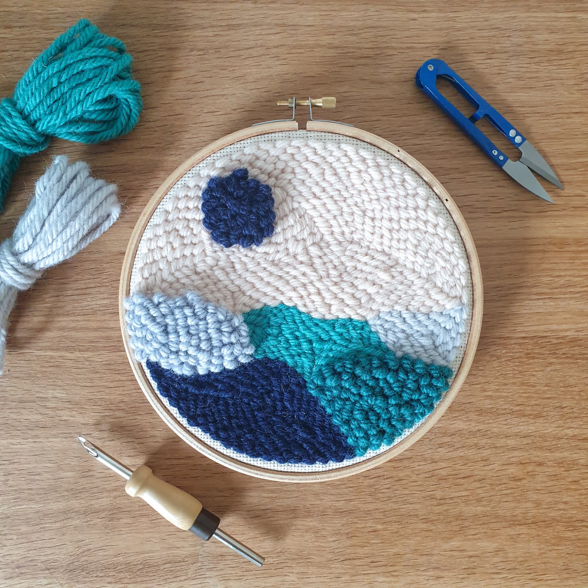 Beginner Punch Needle Kit Etsy