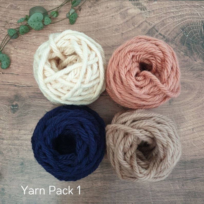 Wool Yarn Pack for Punch Needle/ Rug Hooking Chunky Yarn Etsy