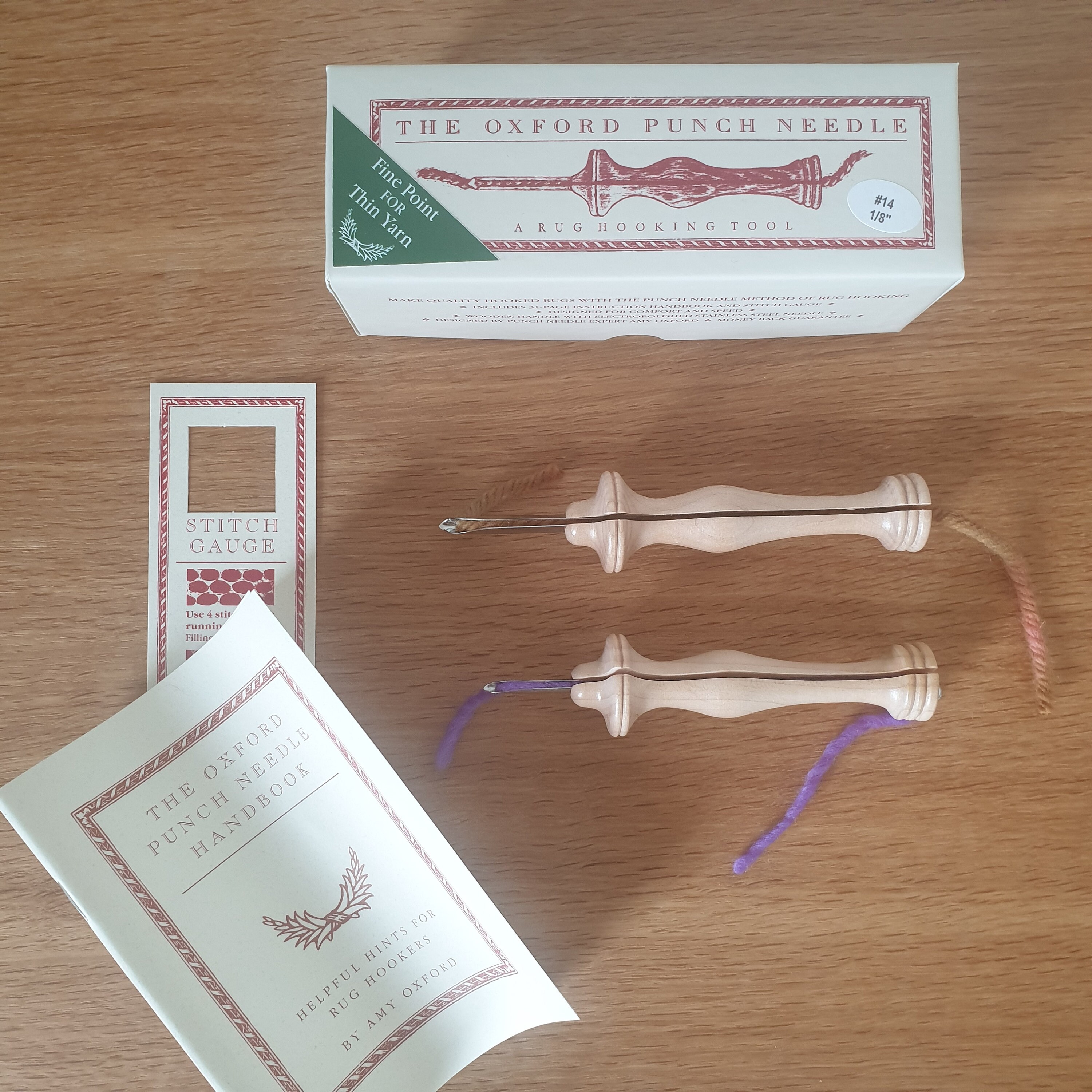 Oxford Punch Needle Set 14 'The Mini' Boxed & 10 Etsy