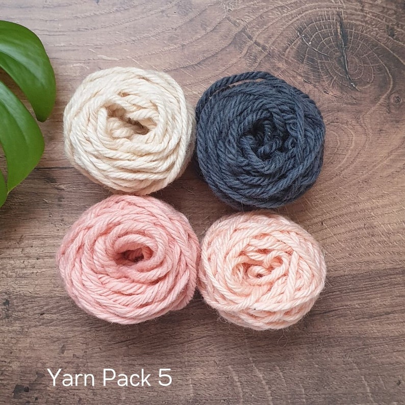 Wool Yarn Pack for Punch Needle/ Rug Hooking Chunky Yarn Etsy