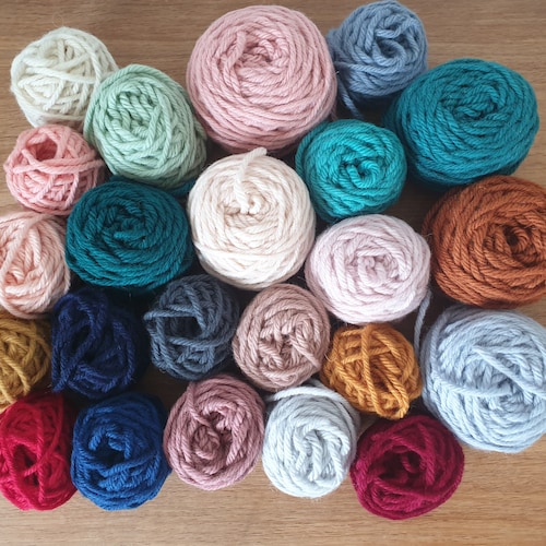 Yarn Pack for Punch Needle / Fibre Pack / 100 Wool / Rug Yarn Etsy
