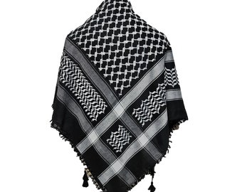 Palestinian Scarf Cotton Shemagh Arab Keffiyeh Available in Many Colors UK seller Support Palestine