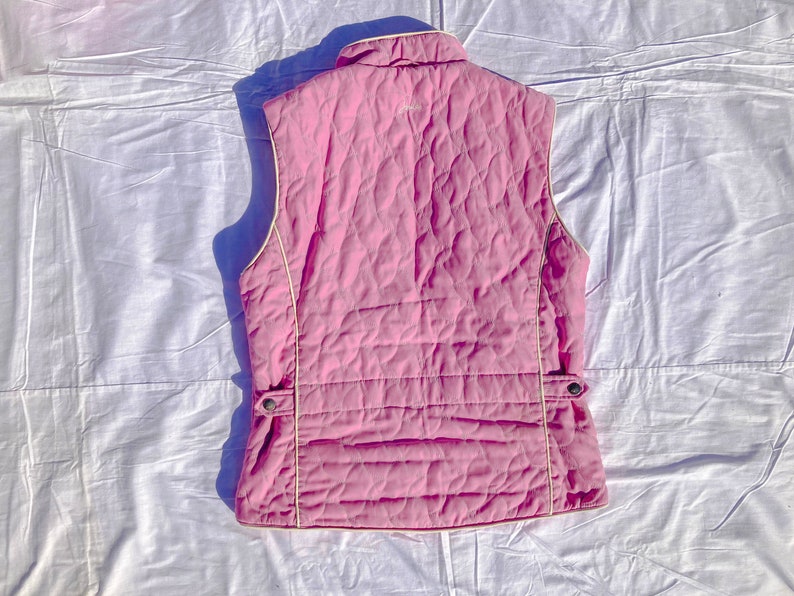 Y2k Pink Sporty Vest / Barbie Style Vest / Insulated Vest / | Etsy