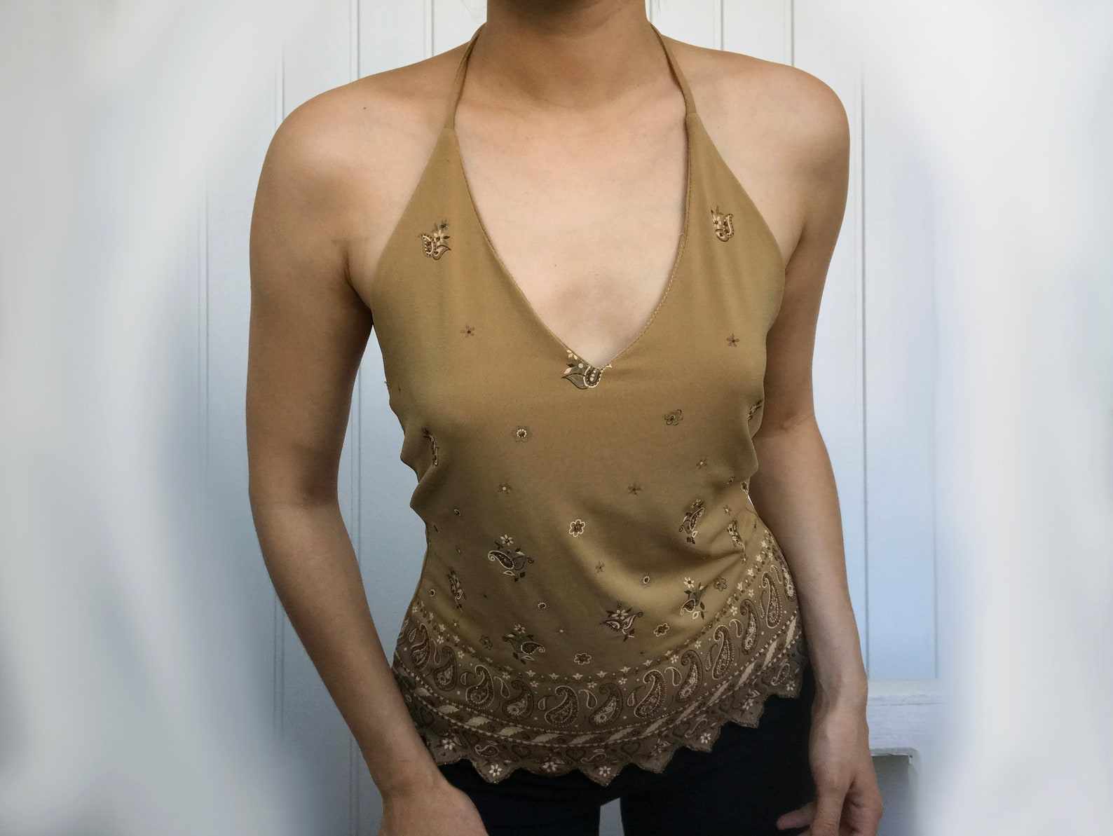 y2k halter tops