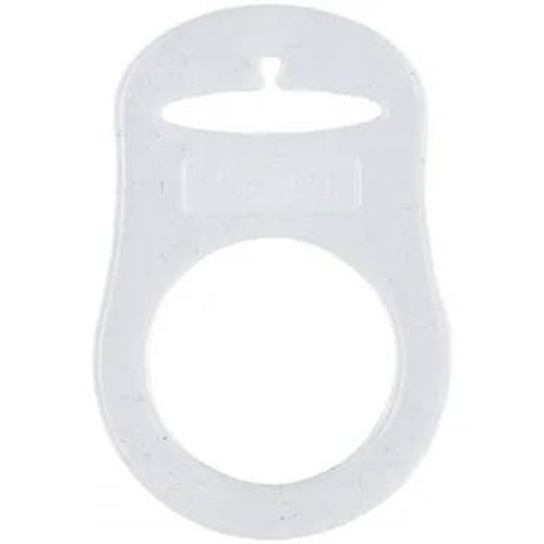 Adaptateur MAM en silicone pour tétines sans anneau – accessoire indispensable pour fixer une attache tétine personnalisée en toute sécurité.