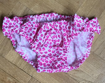 Girls' swimsuit, size 8 years, in cotton
