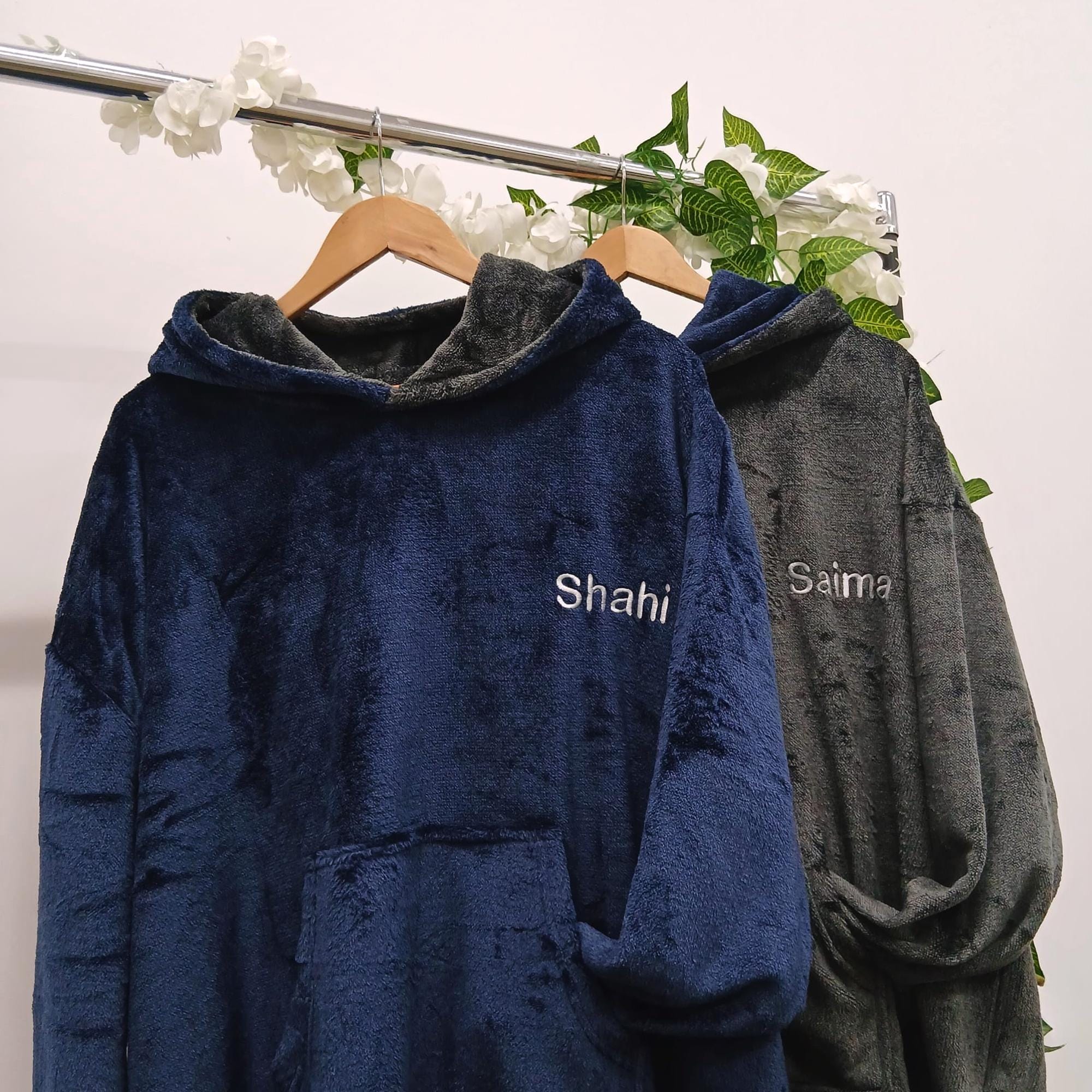 Black Fleece Unisex Kids' Sweatshirts & Hoodies ADULT KIDS BLANKET HOODIE ULTRA PLUSH COMFY GIANT SWEATSHIRT FLEECE WARM HOODED | Australia Couverture à Capuche Homme - Foto 2