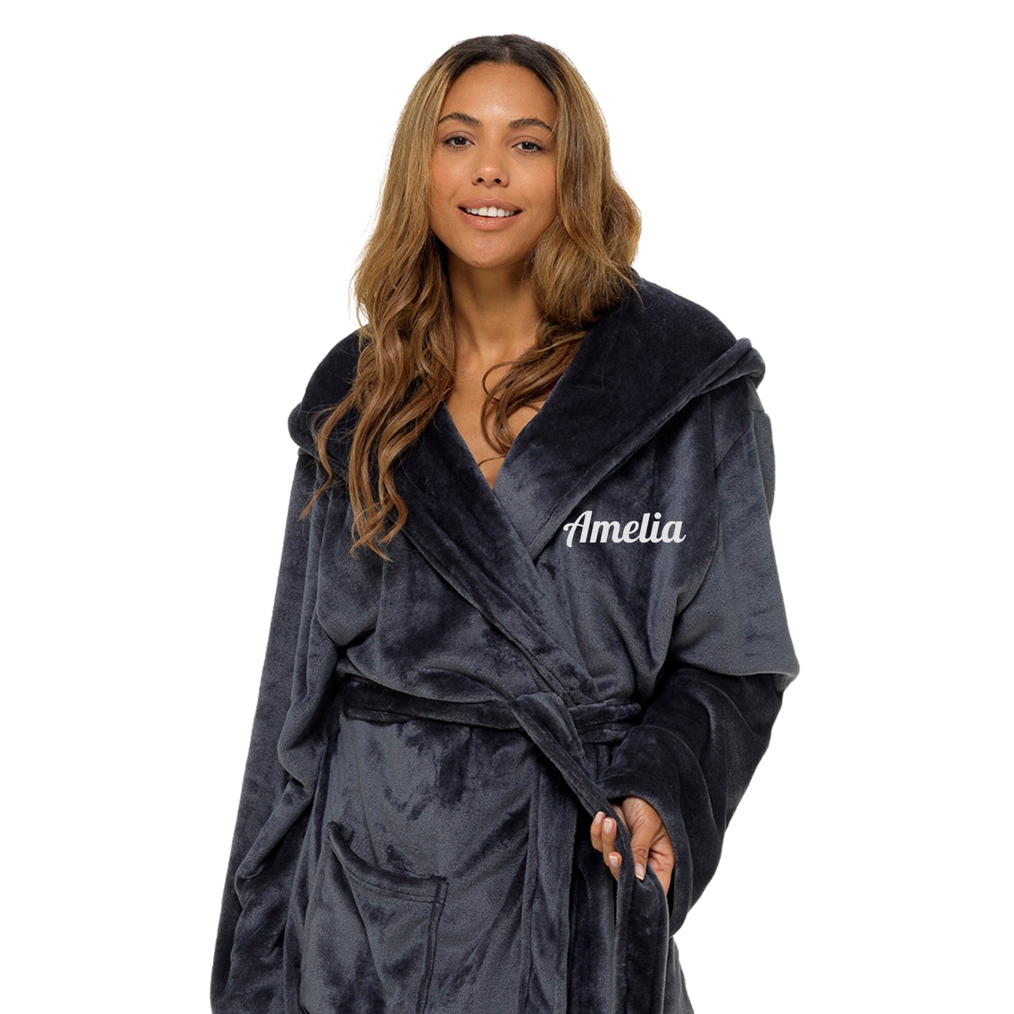 Luxury Womens Personalised Dressing Gown 