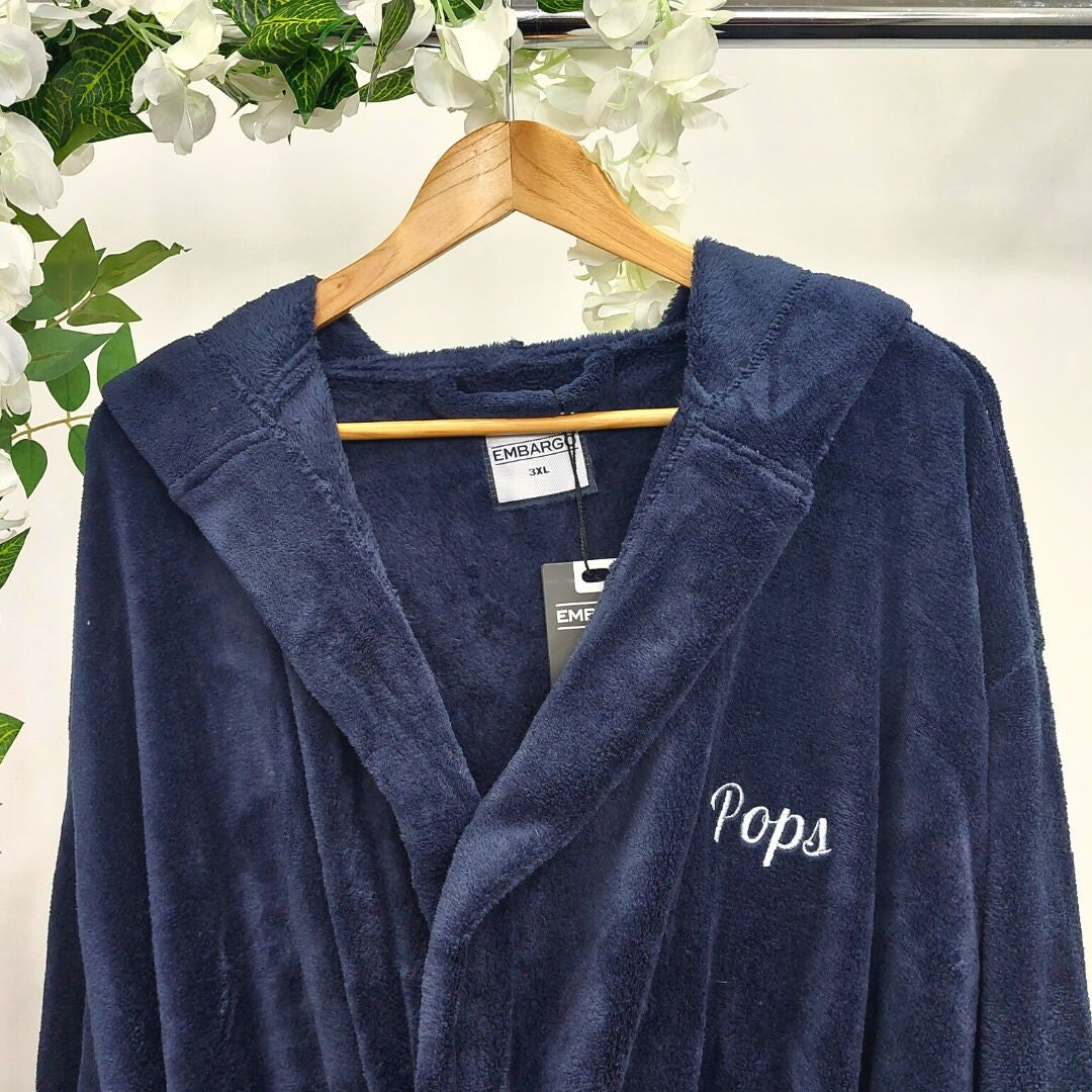 Adr Robes For Men Mens Robe With Hood, Cozy Fluffy Robe For Men