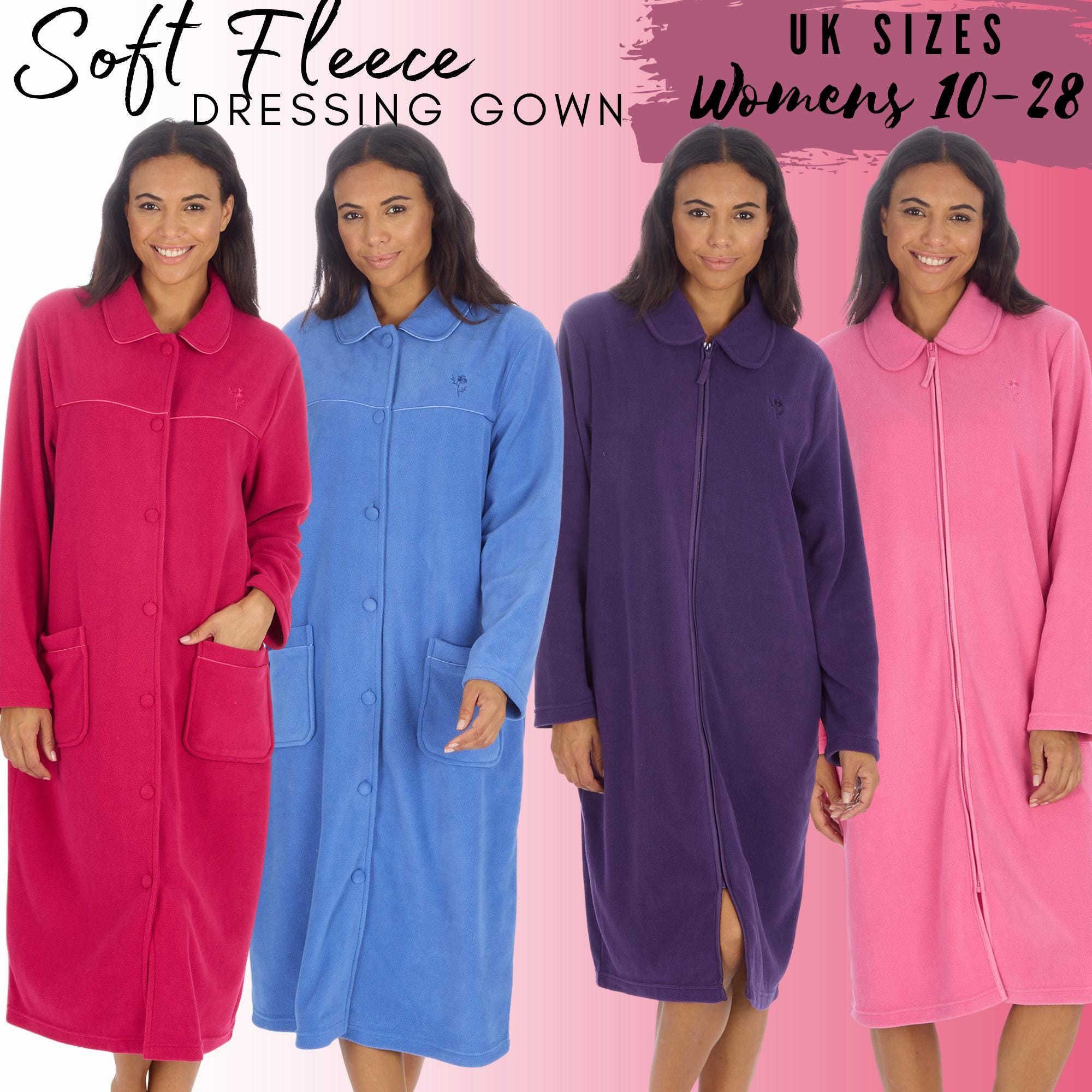 Zip up Dressing Gown - Etsy UK Zip up Dressing Gown - Etsy UK