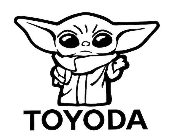 Download Toyoda with baby yoda SVG PNG Vinyl Cut File Cricut | Etsy